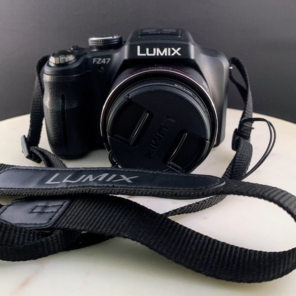 Panasonic Lumix DMC-FZ47K 12.1 MP Digital Camera with 24x Optical Zoom - Black